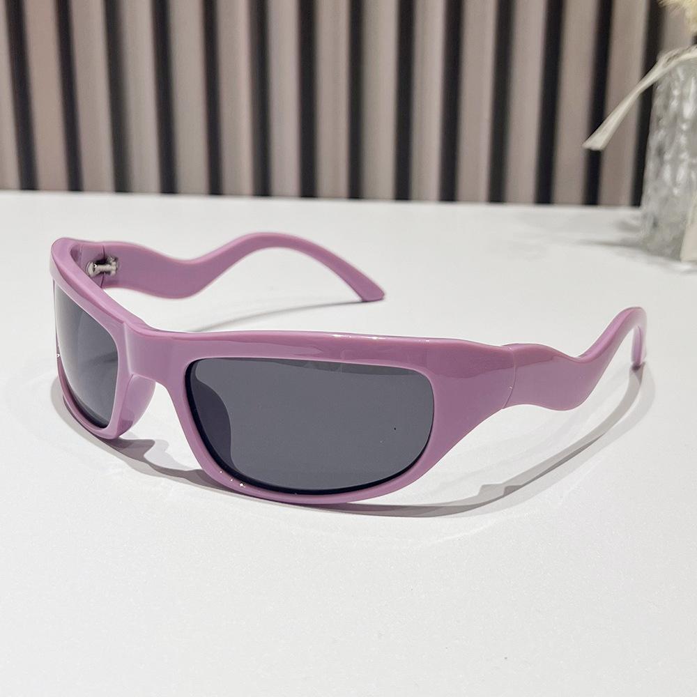 2024 New Arrivals Designer Sports Sunglasses Custom Logo Uv400 Custom Sports Cycling Y2K Sunglasses Men