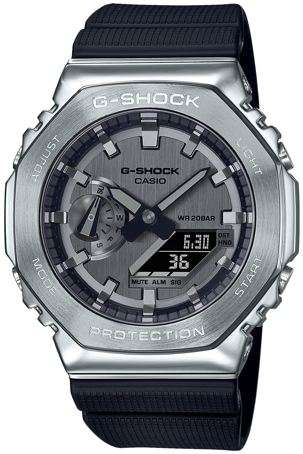 

[Casio] Часы G-Shock [Отечественный оригинальный продукт] Металлическое покрытие GM-2100-1AJF мужские черные