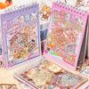 Landscape Sticker Scenes Cartoon Landscape Sticker Book Forest Village DIY 3D Sticker Scene Pocket Birthday Gift For Planner