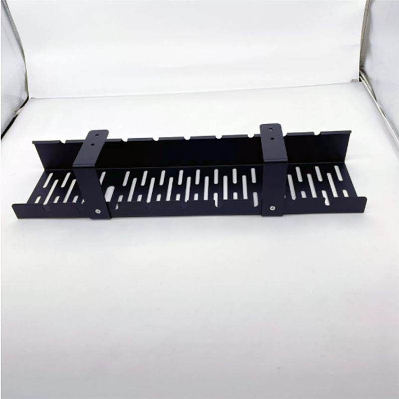 A03F-Metal Desktop Portable Storage Table Underwire Frame Undertook Cable Management Tray Insert Metal Wire Management Fixture