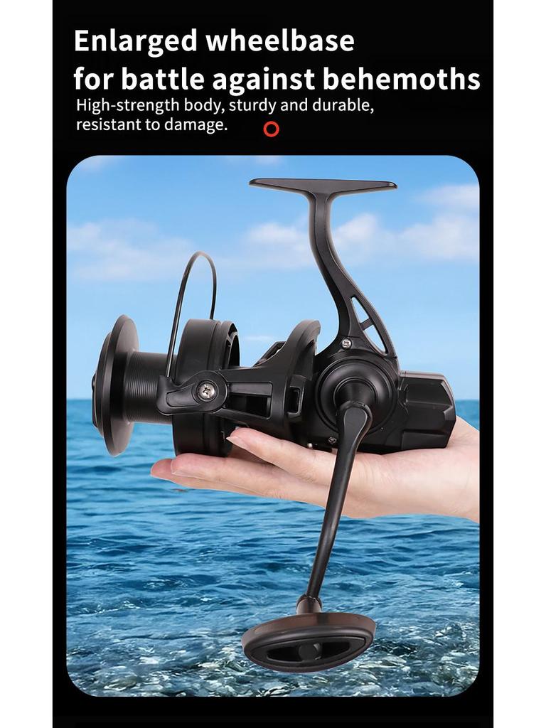 Anti-Seawater Metal Spinning Reel for Long-Cast Fishing with Sea Rod