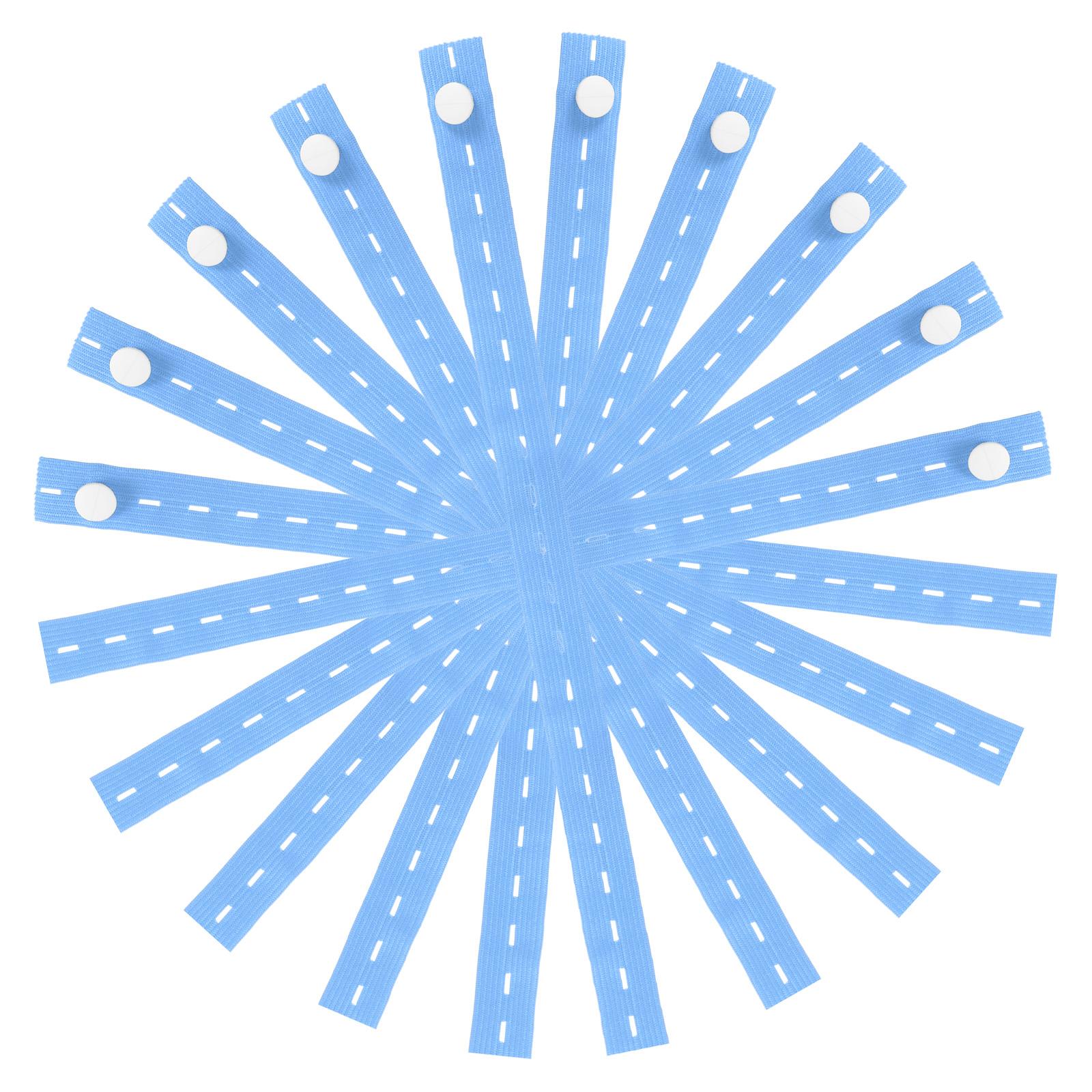 

Эластичная лента для хранения одежды с петлицей 20 шт. Ремень для хранения одежды Система организации одежды для ящика Хранение одеял синий