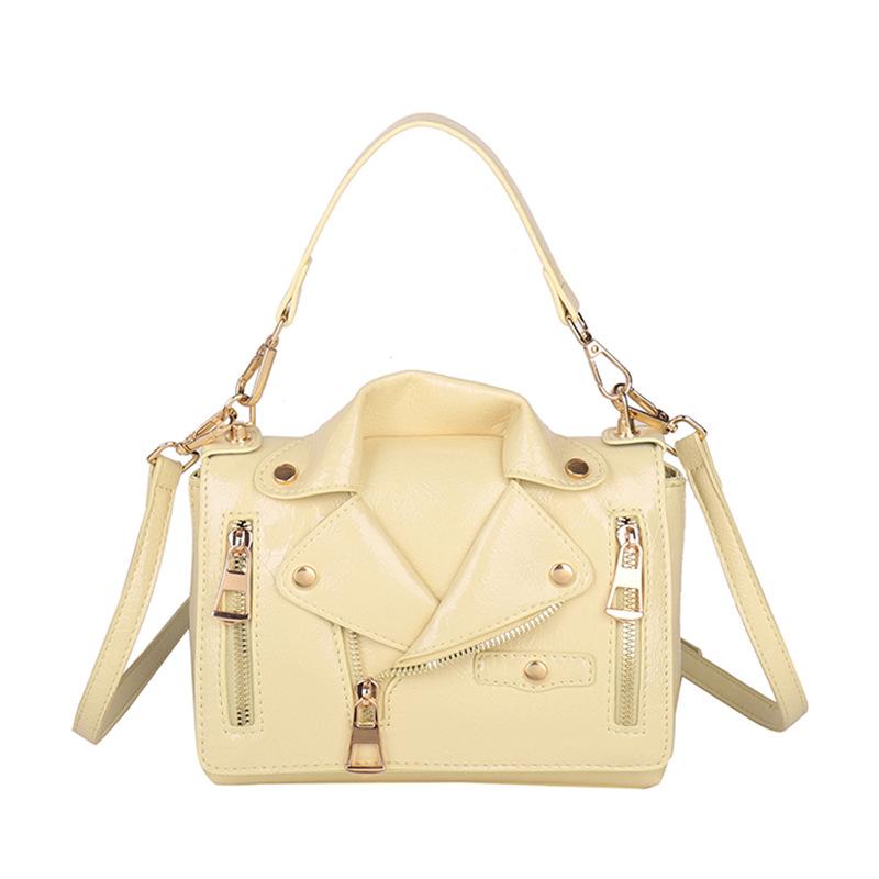 Foreign trade personality jacket suit bag bag 2025 new European and American fashion rivet shoulder bag women's small square bag tide