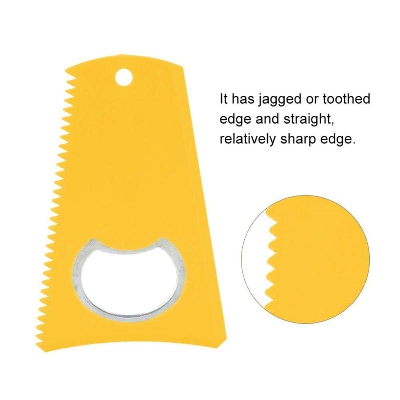 Multifunctional Surfboard Wax Comb Scraper Board Maintenance Tool with Bottles Opener, Surfboard Wax Scraper Wax Comb