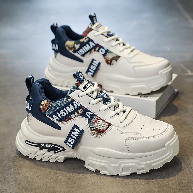 New Fashion New Men's Fashion Casual Low Top Sports Shoes Students Thick Sole Comfortable Sneakers Boys Male Classic Breathable Basketball Shoes