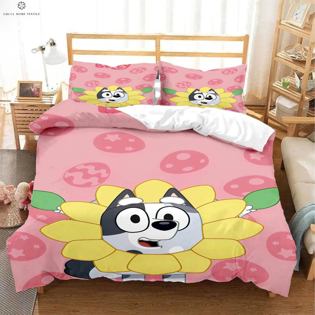 Cute Cartoon Printed Quilt Cover Bedding Set Exquisite Set Bedspread Bedspread Set Bedding Set Luxury Birthday Gift