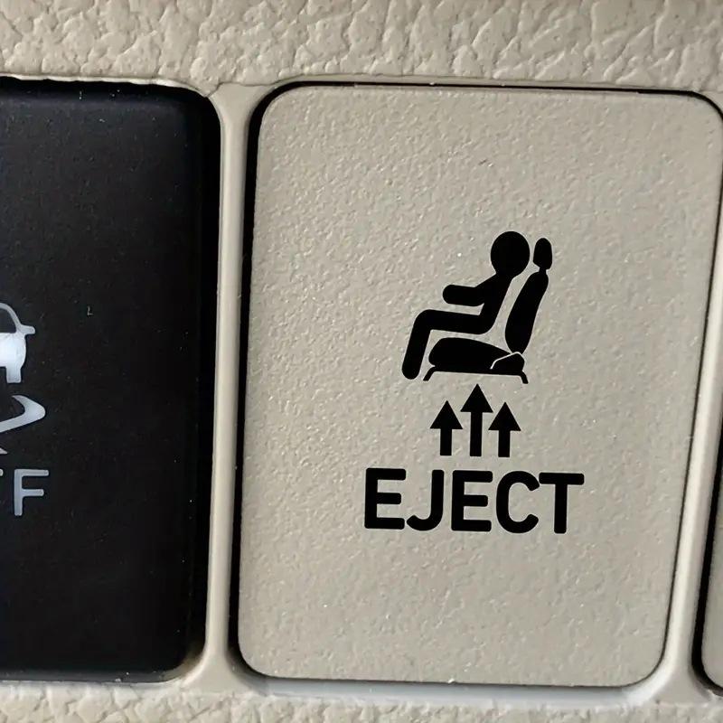 Automotive Accessories EJECT Button Stickers For Empty Car Buttons Joke Gift For Car Enthusiasts