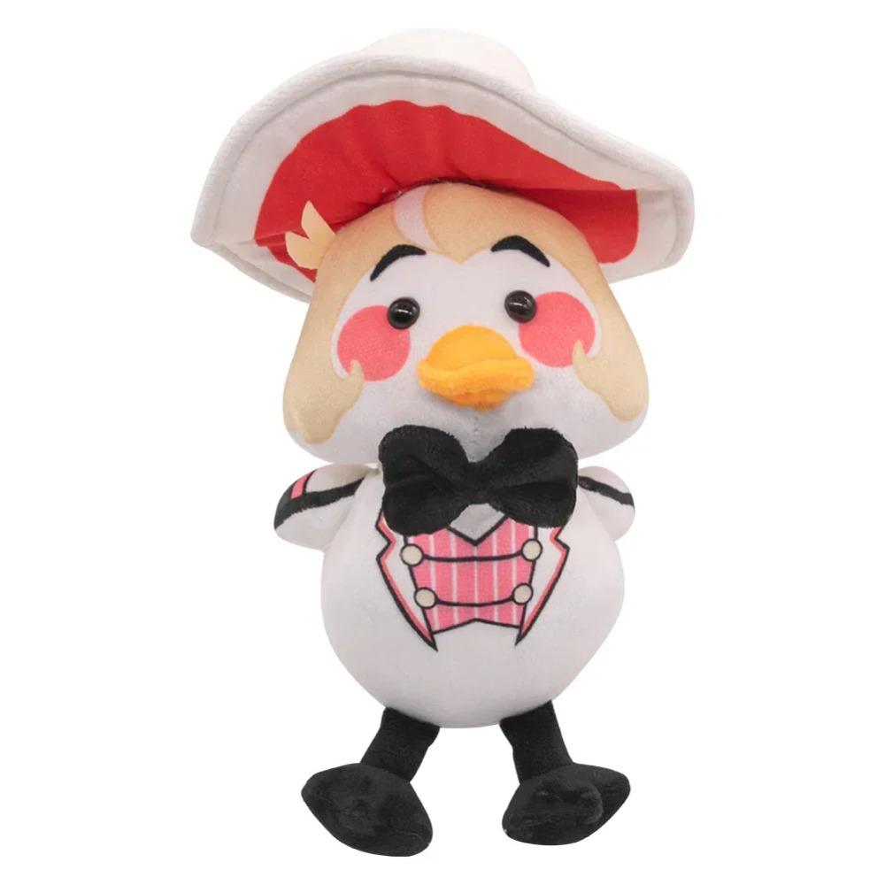 

New Lucifer Duck Alastor Cosplay Hazzbin Fantasy Hotel Adam Charlie Angel Plush Mascot Costume Soft Stuffed Doll Halloween Gifts 25cm