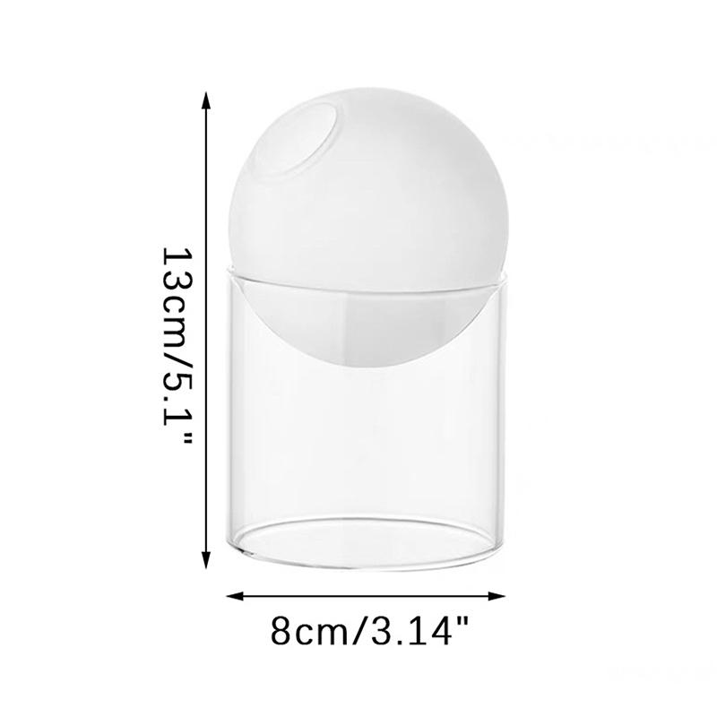 Creative Spheroidal Glass Vase Flower Arrangement Hydroponic Plant Vases Vintage Flower Pot Tabletop Plants Home Bonsai Decor