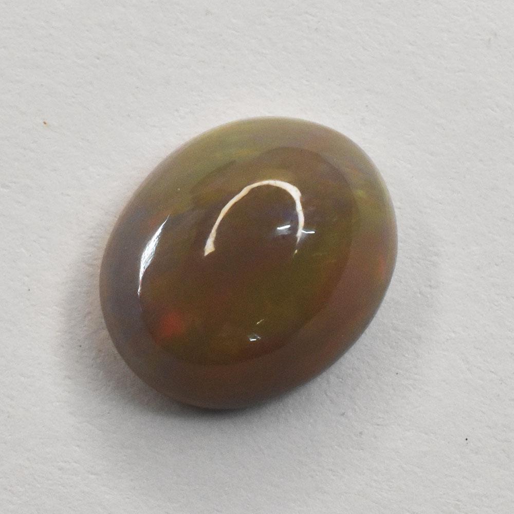 Natural 2.3 Ct Certified Multi Color Opal Cabochon Gemstone Best For Gift Her