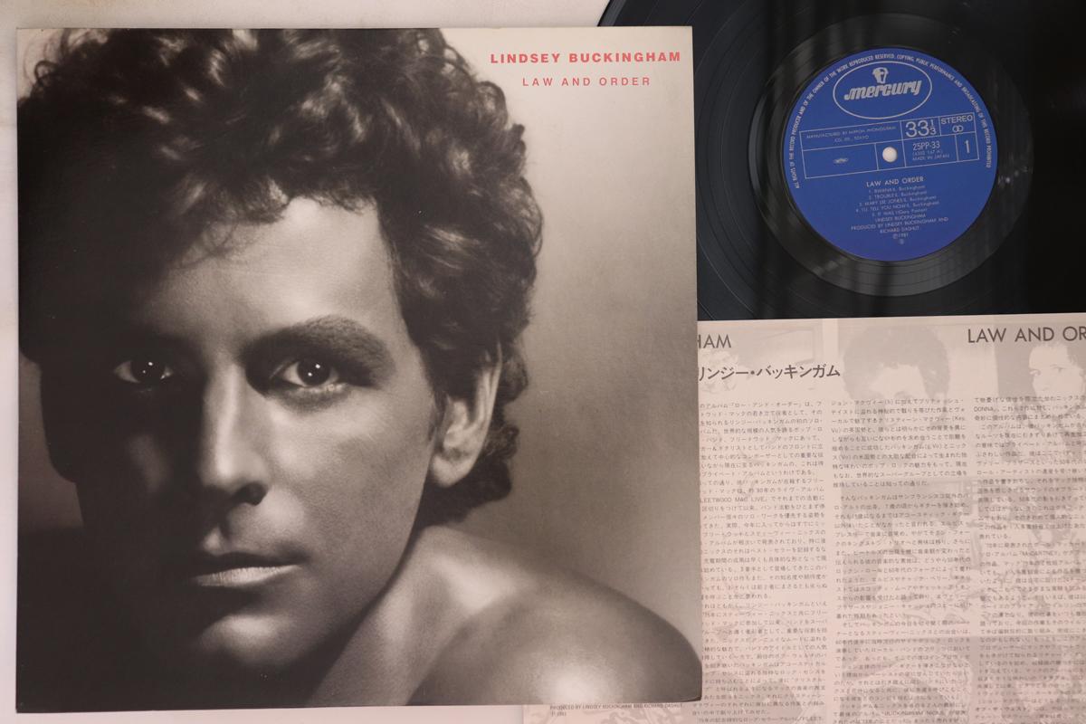 

LP Record LINDSEY BUCKINGHAM - Law And Order 25PP33 MERCURY 1981 Japan Rock Used