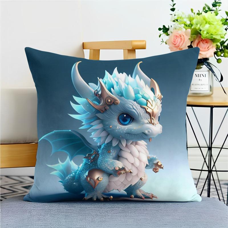 Cartoon Zodiac Pillowcase Dormitory Decoration Office Living Room Home Pillowcase