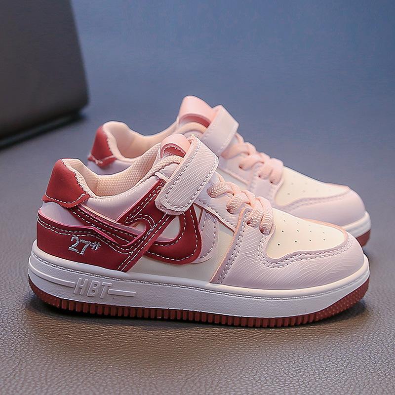 

Girls sports shoes 2025 spring and autumn new children s soft-soled breathable board shoes boys casual shoes medium and older children s running sh 32-37 yards, 6 pairs in one hand розовый