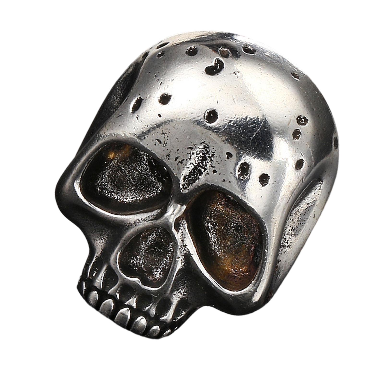 

Винтажная брошь в виде головы черепа, готическая булавка для рюкзака, уникальные модные украшения для мужчин и женщин, идеально подходит для Хэллоуина 11