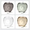 Wall-mounted Cling Film Sleeve Boxes Extractable Apple-shaped Cling Film Dispenser Punch Free Practical for Kitchen Bathroom