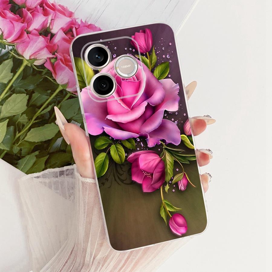 Pro Honor 600 Lite Pouzdro na telefon s počátečním písmenem pro Huawei Y6p Y 7 P Matný zadní kryt Ochrana fotoaparátu Nárazuvzdorná pouzdra