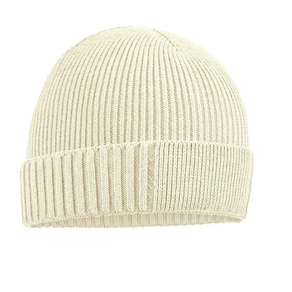 Organic Cotton Engineered Patch Beanie