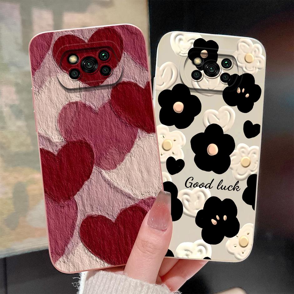 For Xiaomi Poco X3 Pro NFC GT Cases Cartoon Rabbit Lion Portable Anti-drop Lightweight Aesthetic Shell For Xiaomi PocoX3Pro Capa