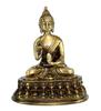 Pure Brass Buddha Meditating Buddha - Showpiece, For Home Decor, Metal Idol
