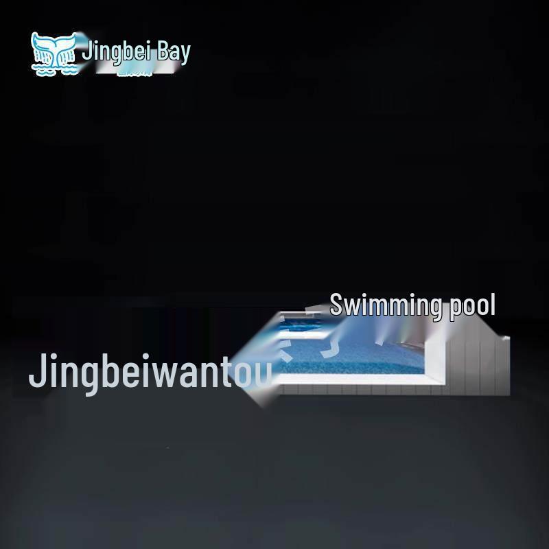 Complete Swimming Pool Set: Large Parent-Child Glass Pool with Commercial Steel Structure and Equipment for Babies