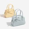 Super Hot Bow Handheld Bowling Bag New Style Versatile Boston Bag Single Shoulder Crossbody Bag