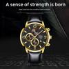 2PCS Set Fashion Date Quartz Men Watches Top Brand Luxury Male Clock Chronograph Sport Mens Wrist Watch&Bracelet