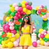 Fruit Theme Decorative Ballon Set Multicolor Party Balloons Creative Ballon Arch Kit  Gift