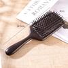 Ebony Wood Large Square Air Cushion Head Massage Comb