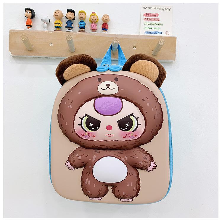 School Bag New Cute Children's Backpack Cartoon Eggshell Bag 3D Three-dimensional Hard Shell