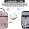 Różowe Złoto Leopard Lunch Box Wielorazowa Izolowana Torba na Lunch Termiczna Torba Chłodząca Tote dla Chłopców Dziewcząt Kobiet Szkoła Piknik Podróże Wędrówki