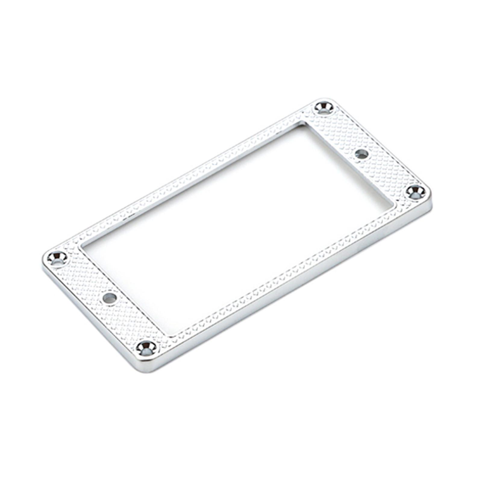 

Electric Guitar Pickup Bottom Frame Metal Pick Up Mounting Decoration Ring Flat Bottom Humbucker Pickup Mounting Ring