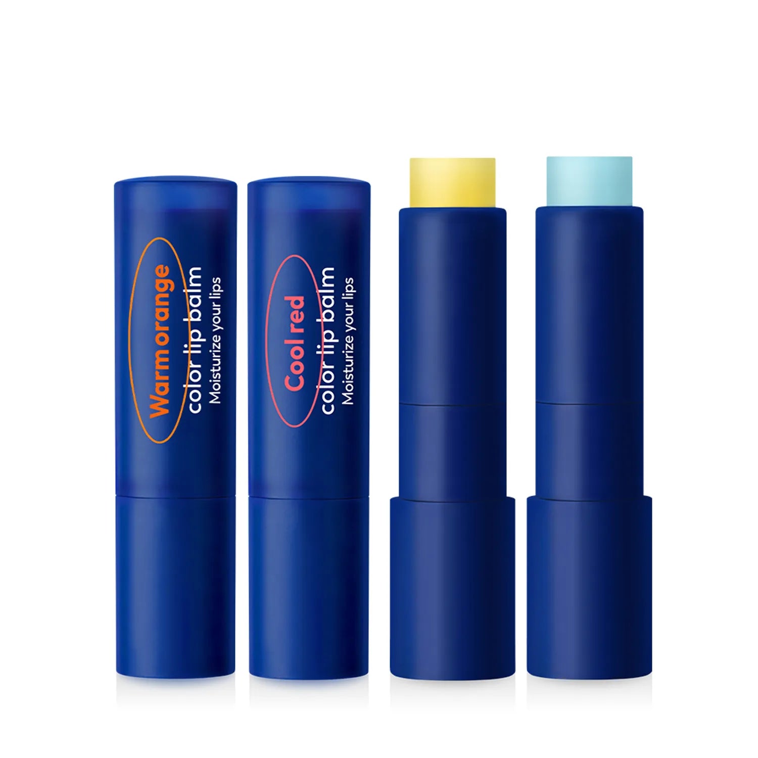 DASHU Mens Color Change Lip Balm 4g Double Pack Lip Balm 4g Double Pack