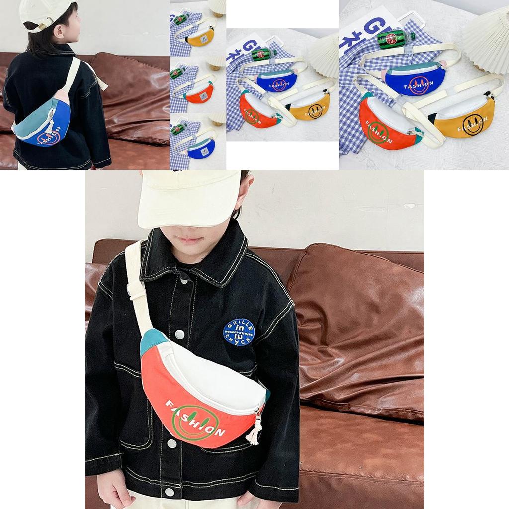 Stylish Children's Canvas Crossbody Bag For Boys With Durable Anti-theft Features