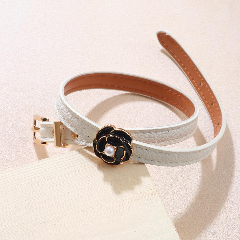 Solid Color Simple Fashion High Sense Collar Neck
