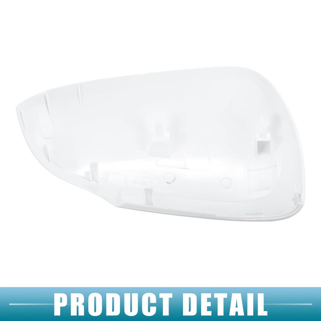 ABSOPRO Rearview Mirror Cover Part Number Left Door Mirror Cover for Toyota Prius C ABS White Cap, 8794552170B3, 2012-2018, Plastic,