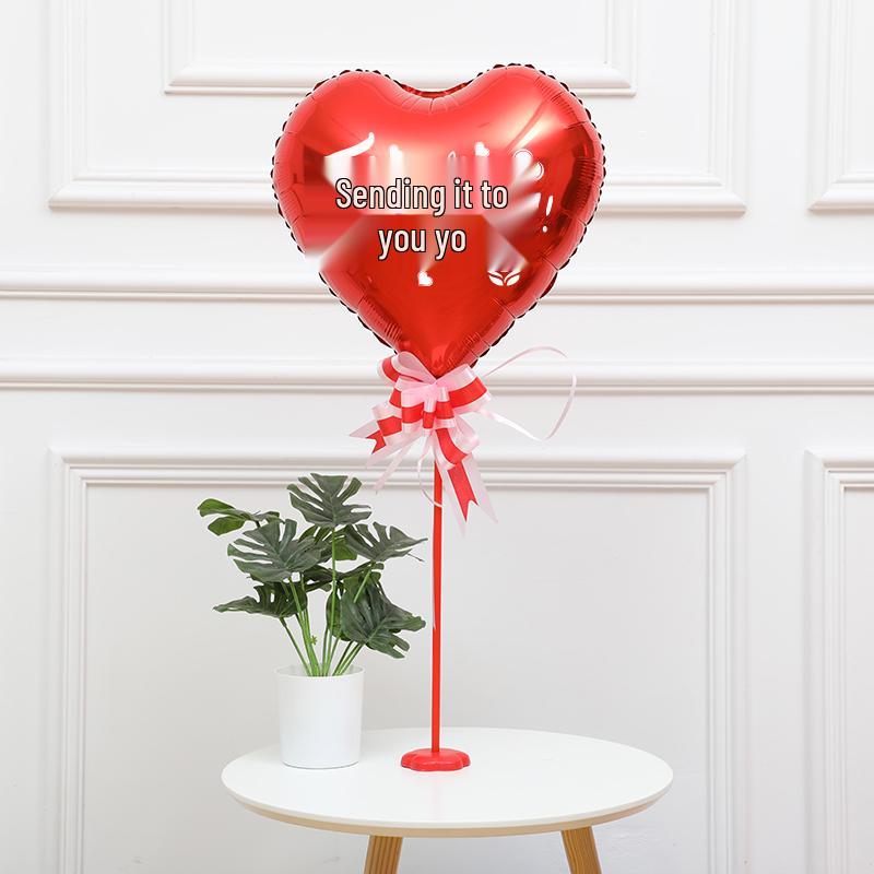 Leuchtende Ballons für Valentinstag, Heiratsantrag, Geburtstag & Liebesgeständnis Deko - Innen/Außen