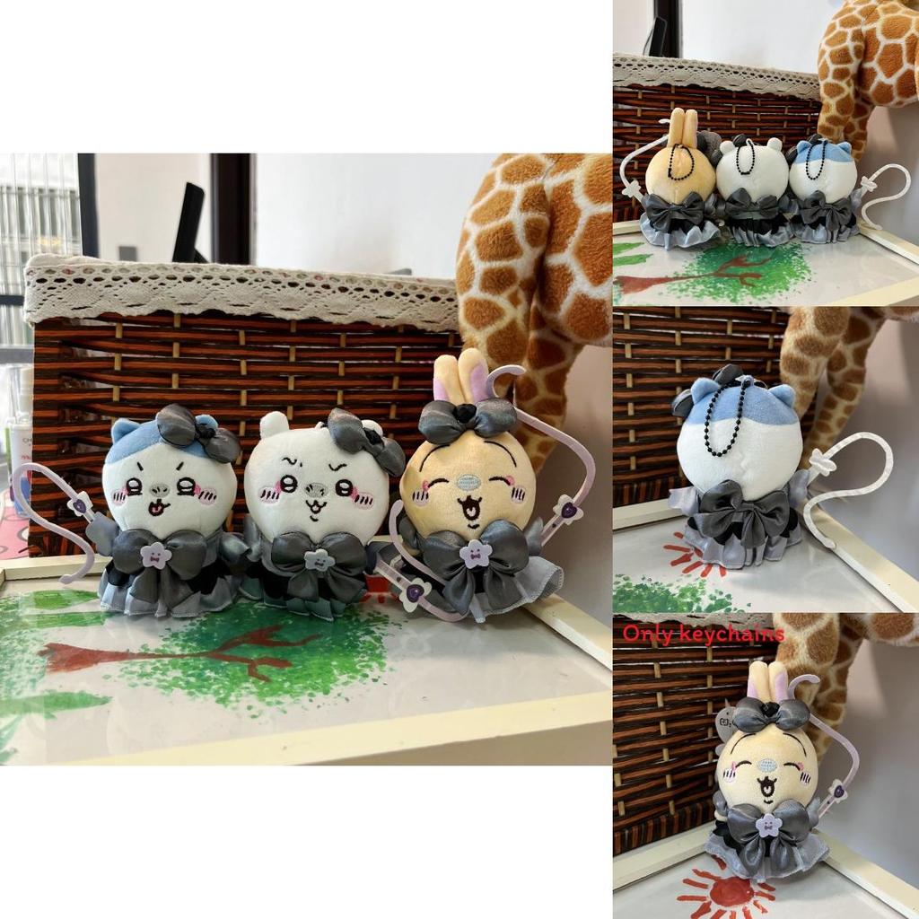 Chiikawa Black Magic Girl Plush Keychain With Soft Pp Cotton For Kids And Collectors