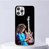 Eddie Van Halen Grafisk Guitar Blød Taske Til iPhone 16 17 Air 16E 15 Plus 11 12 13 Mini 14 Pro Max Telefon Cover Apple 7 8 SE Coqu
