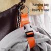 Anti-Theft Backpack Hook & Strap for Suitcase and Coat Stability