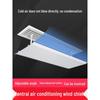 Adjustable Central AC Air Deflector for Ceiling Duct Outlets