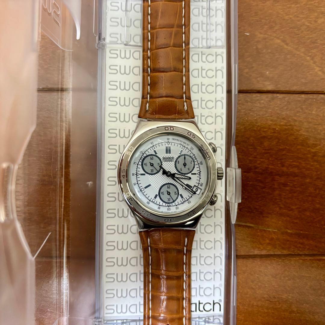 Used Unused Swatch Irony Gang Leader YCS457 battery replacement