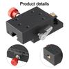 Aluminum Alloy Slide Displacement Stage Manual Precision Stage Brass Sliding Structure Compact Size 60*38*28mm