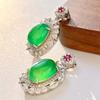 Luminous Vitreous Imperial Chrysoprase Pendant Female Niche To Send Mother Is Not Matched With A Chain