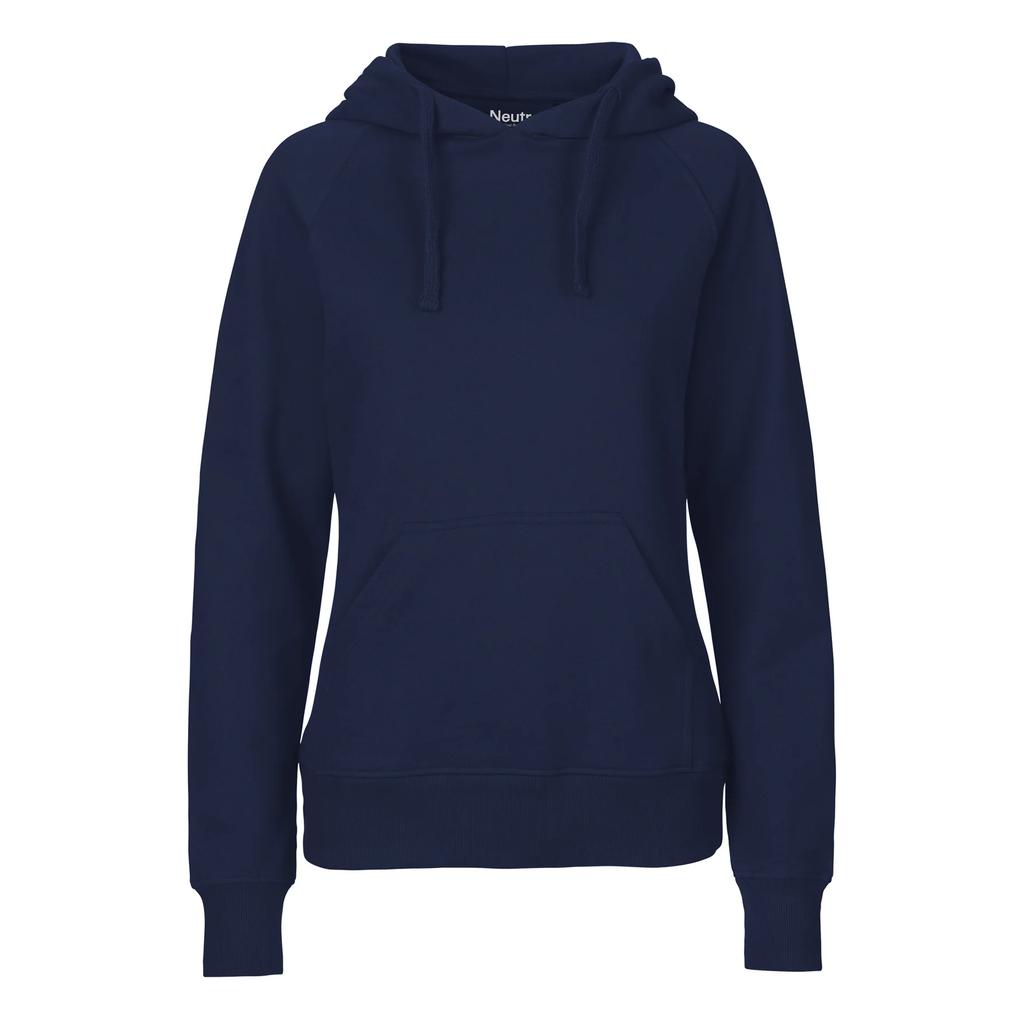 Neutraler Damen/Damen Einfarbiges Kapuzensweatshirt