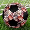 Soccer Ball Colorful Machine Stitched PVC Size 5 Team Training Competition Ready Durable High-Bounce Cool Sports Gift
