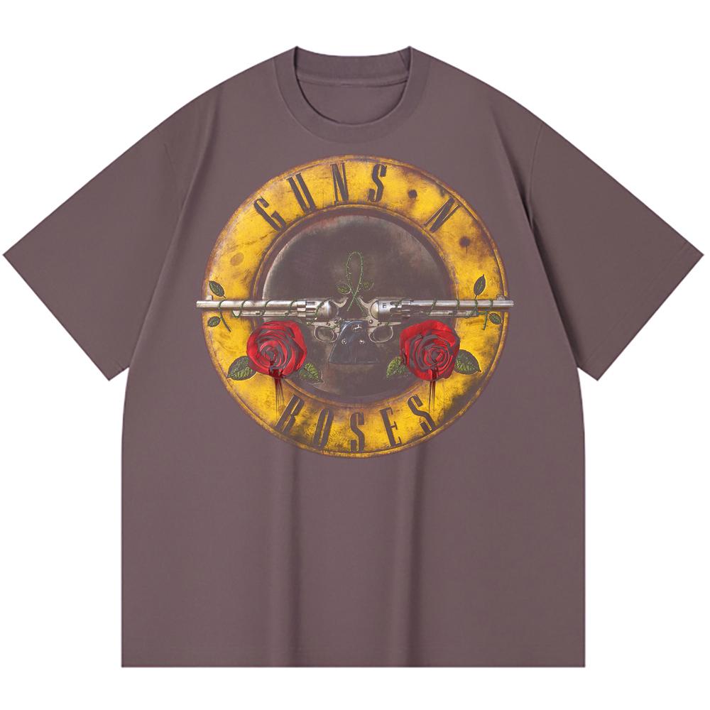 230 g/m² 100% Baumwolle Heavy Metal T-Shirt Rockband Beliebte Musik Druck Unisex Schweres Baumwoll-T-Shirt