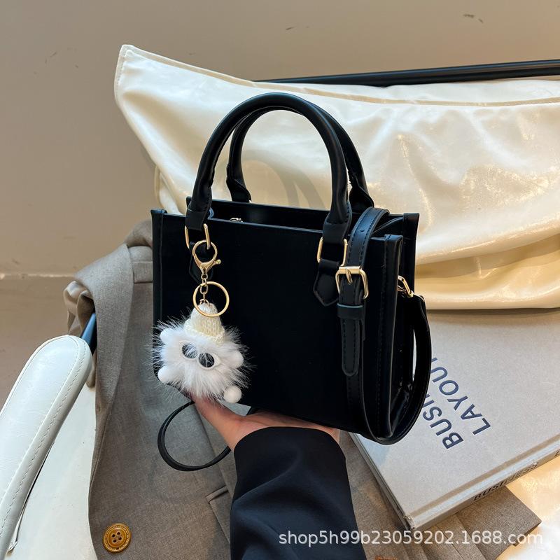 New Senmeng retro handbag bag women's trend fashion small tote bag single shoulder crossbody small square bag