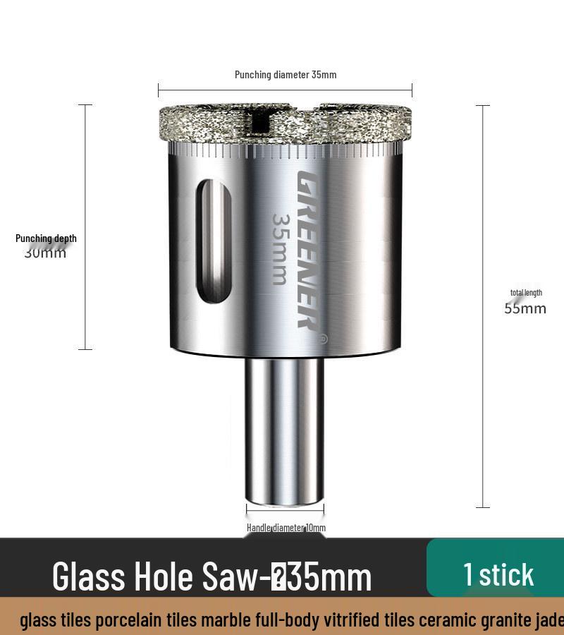 Green Forest Diamond Drill Bit for Tiles, Glass & Marble