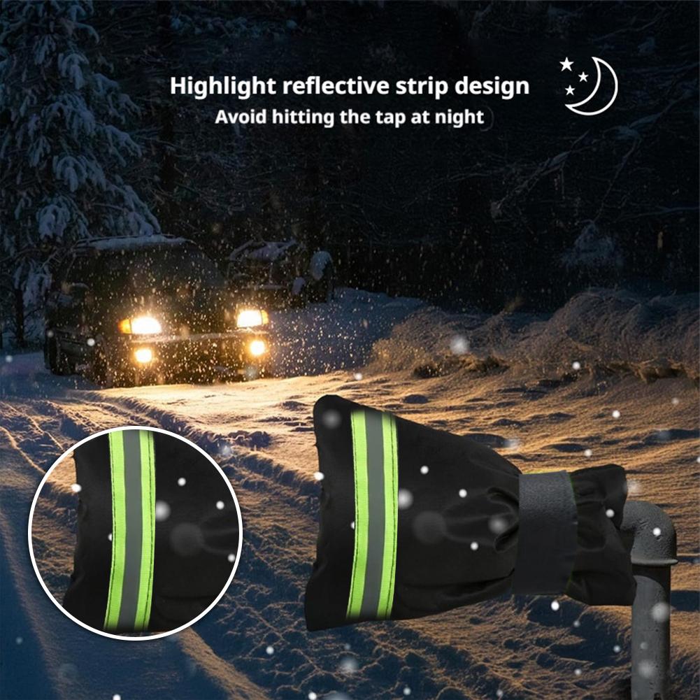 Thicken Garden Faucet Socks Outdoor Faucet Covers Winter Freeze Protection Upgraded Waterproof Hose Insulated Spigot