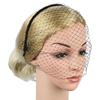 1PC Retro Veil Headband Bridal Headpiece Birdcage Fascinator Mesh Netted Headwear